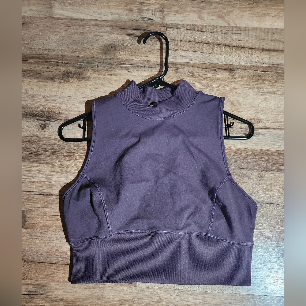 90 Degree By Reflex Purple Crop Top